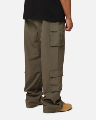 Men's Tactical Baggy Cargo Pants, Beige/Khaki, 30