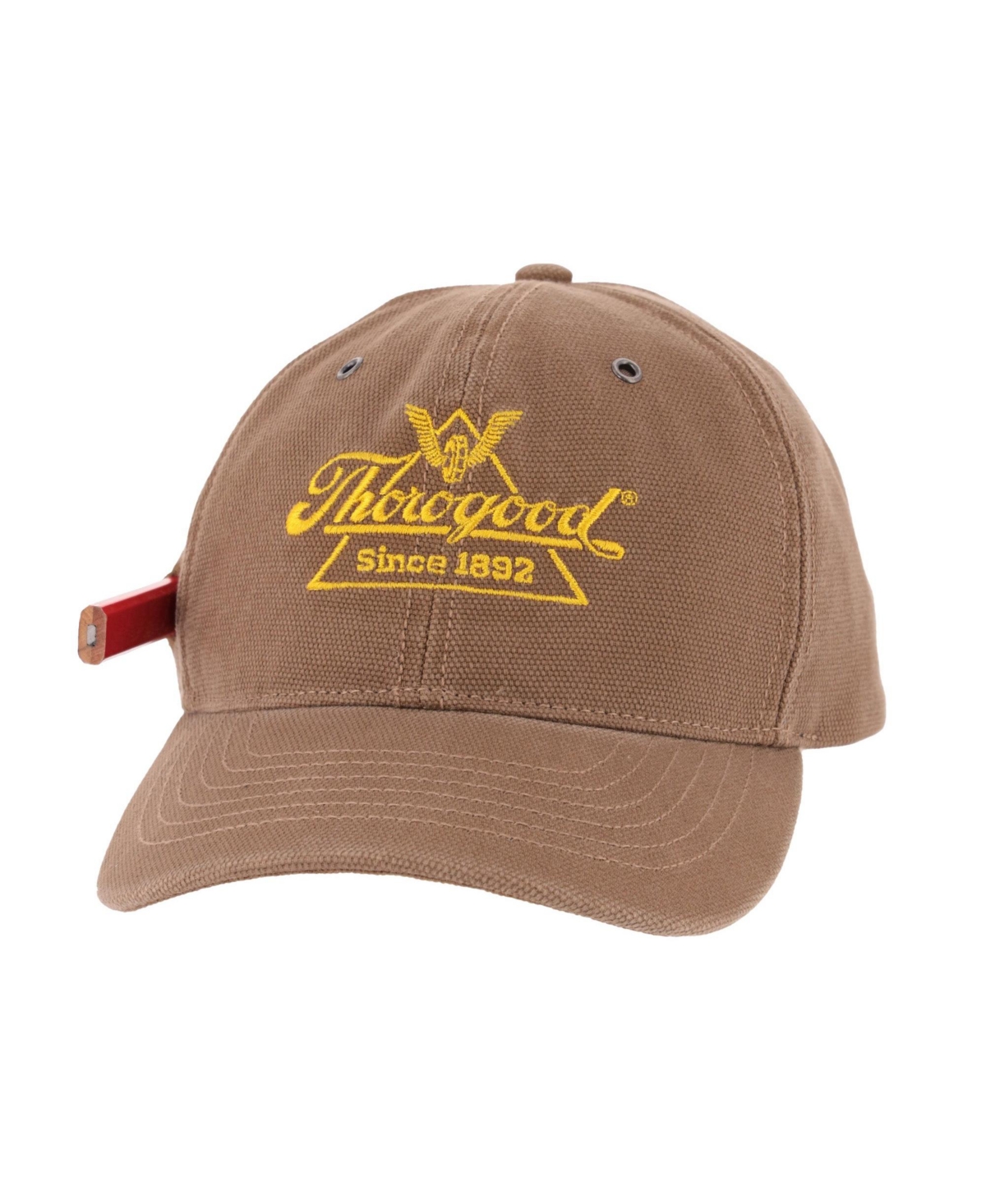 Men's Workman's Pencil Pocket Heavy Duty Canvas Hat - Black