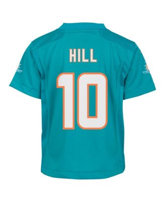 Baby Boys and Girls Tyreek Hill Aqua Miami Dolphins Player Game Jersey
