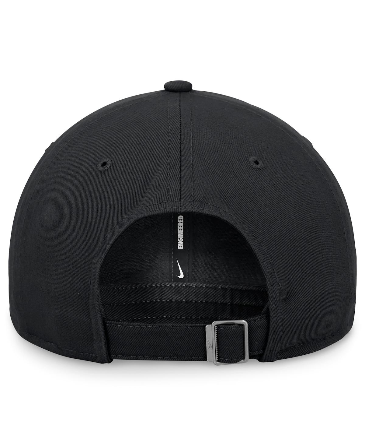 Nike Men's Black Miami Marlins Club Performance Adjustable Hat