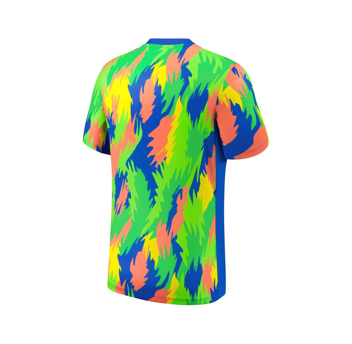 Men's Blue Brazil Women's National Team 2025 Academy Pro Pre-Match Performance Jersey