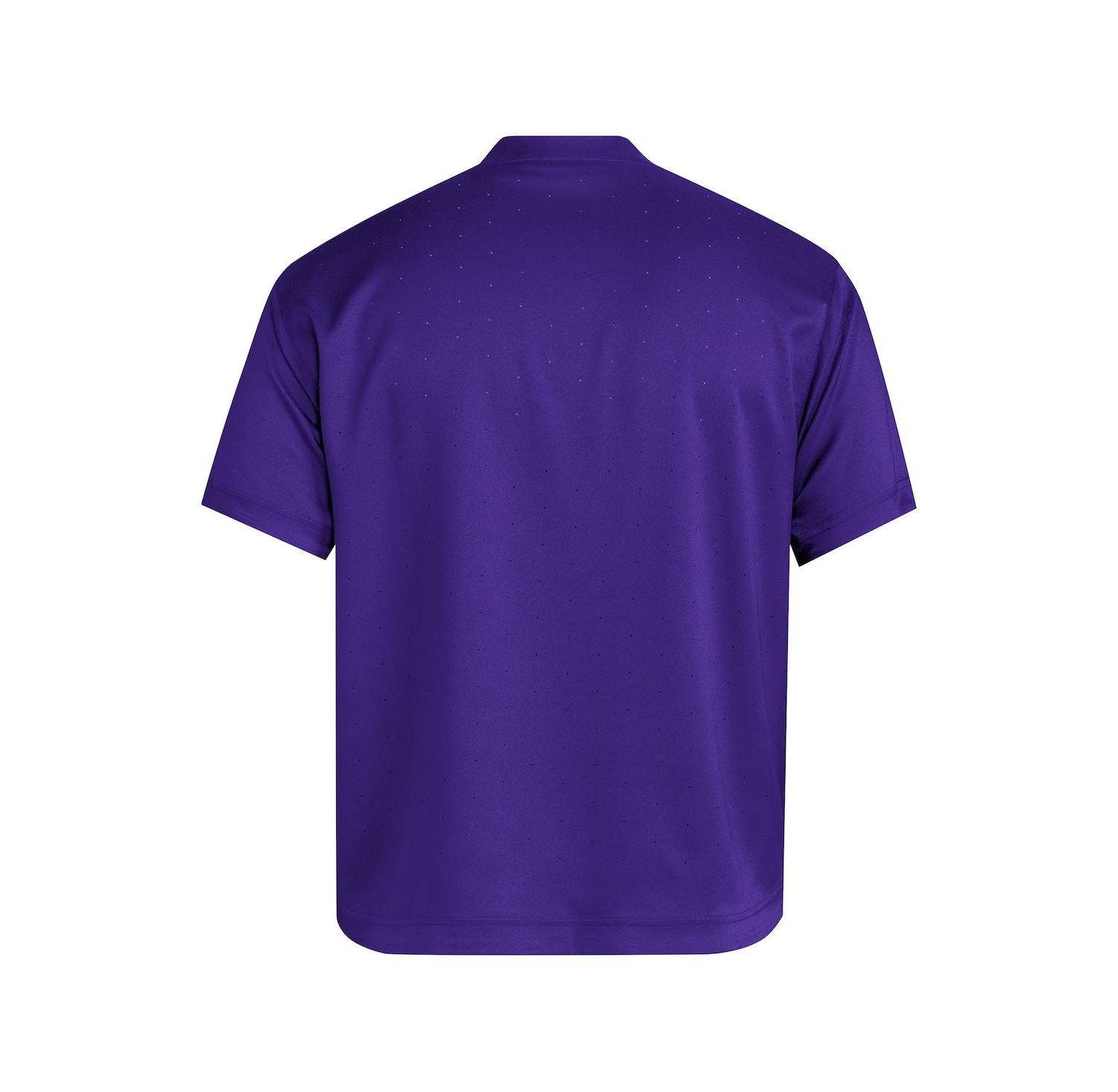 Men's Purple Washington Huskies Dugout Coaches Adizero Notch Neck Pullover Sweatshirt