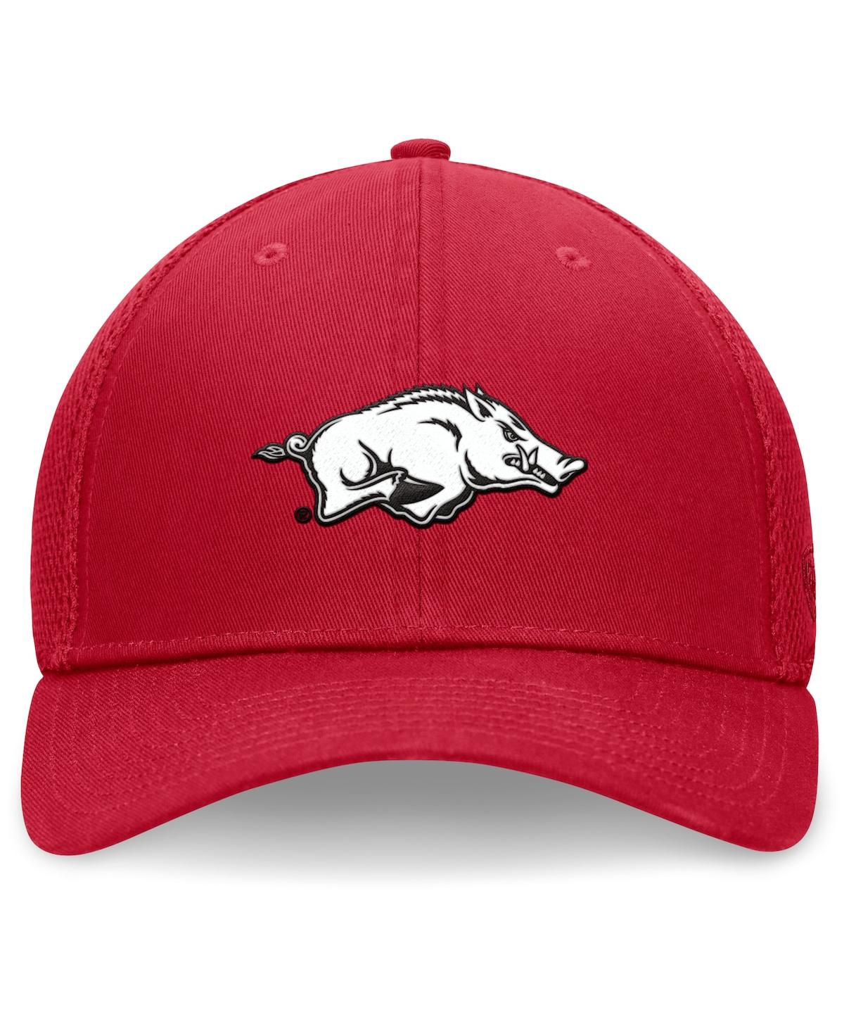 Top Of The World Men's Cardinal Arkansas Razorbacks Spacer Flex Hat