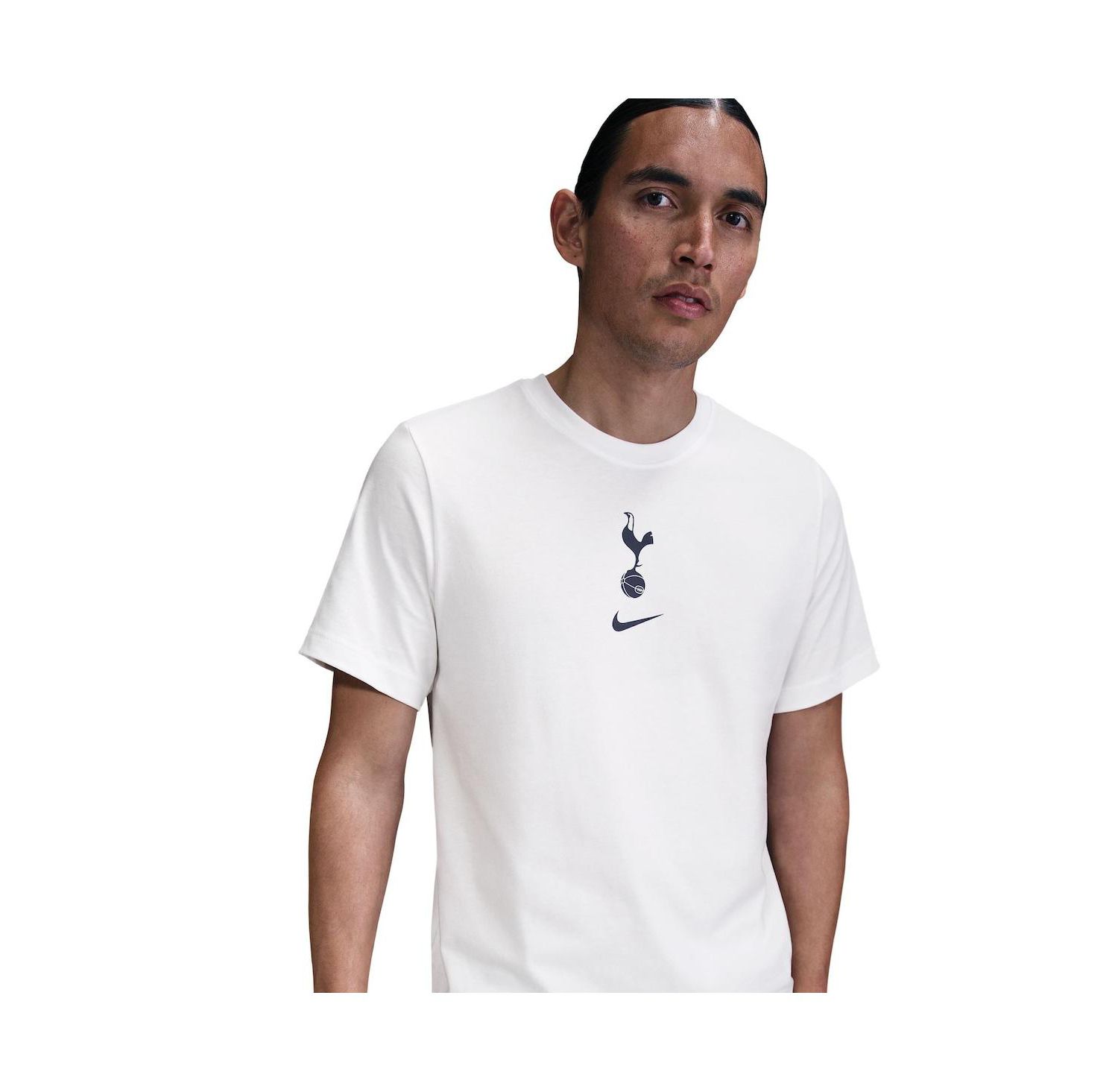 Men's White Tottenham Hotspur Crest T-Shirt