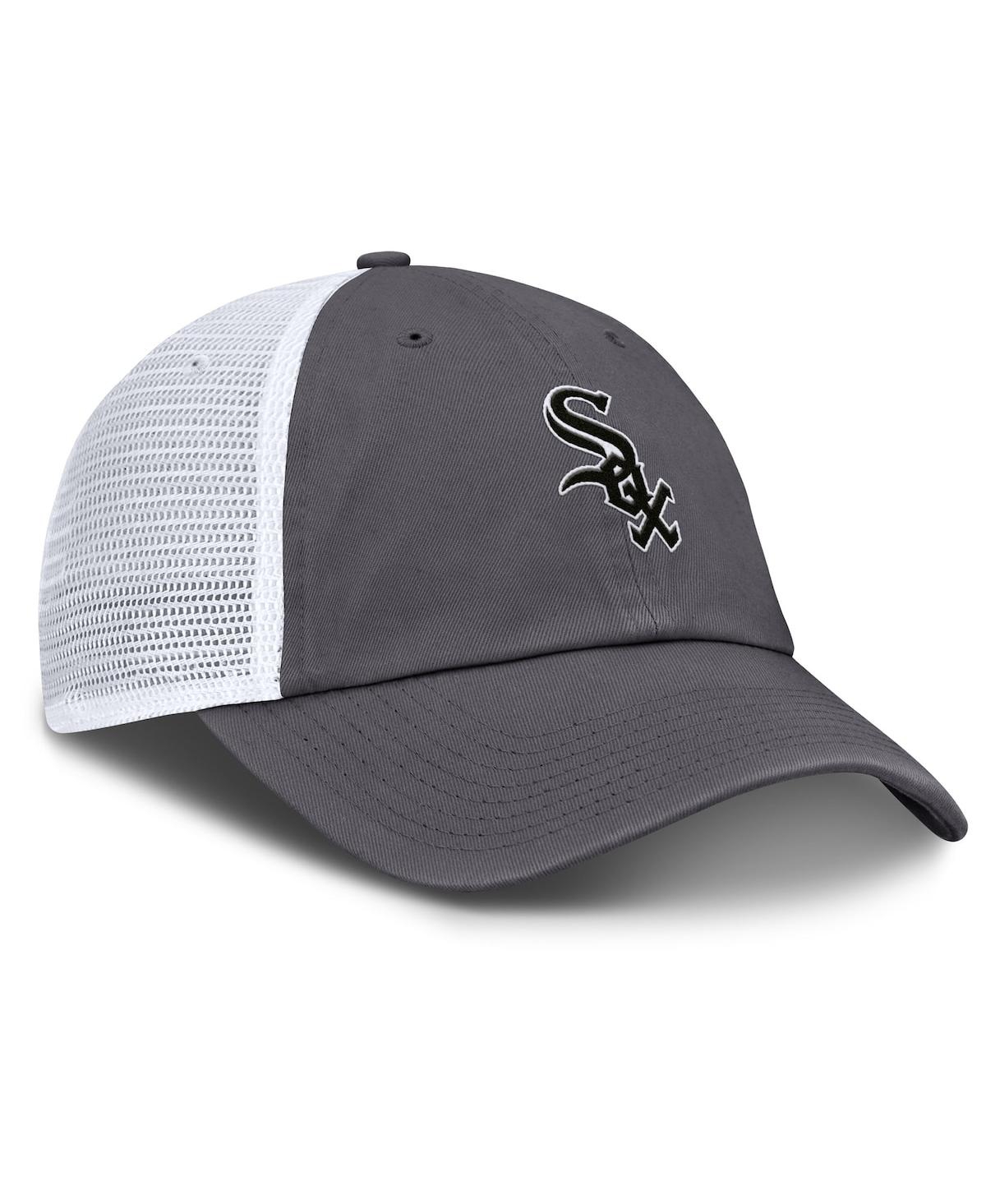 Nike Chicago White Sox Club  Men's Mlb Trucker Adjustable Hat