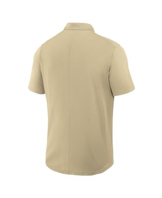 Men's Gold Florida State Seminoles Primetime Victory Primary Logo Performance Polo Shirt