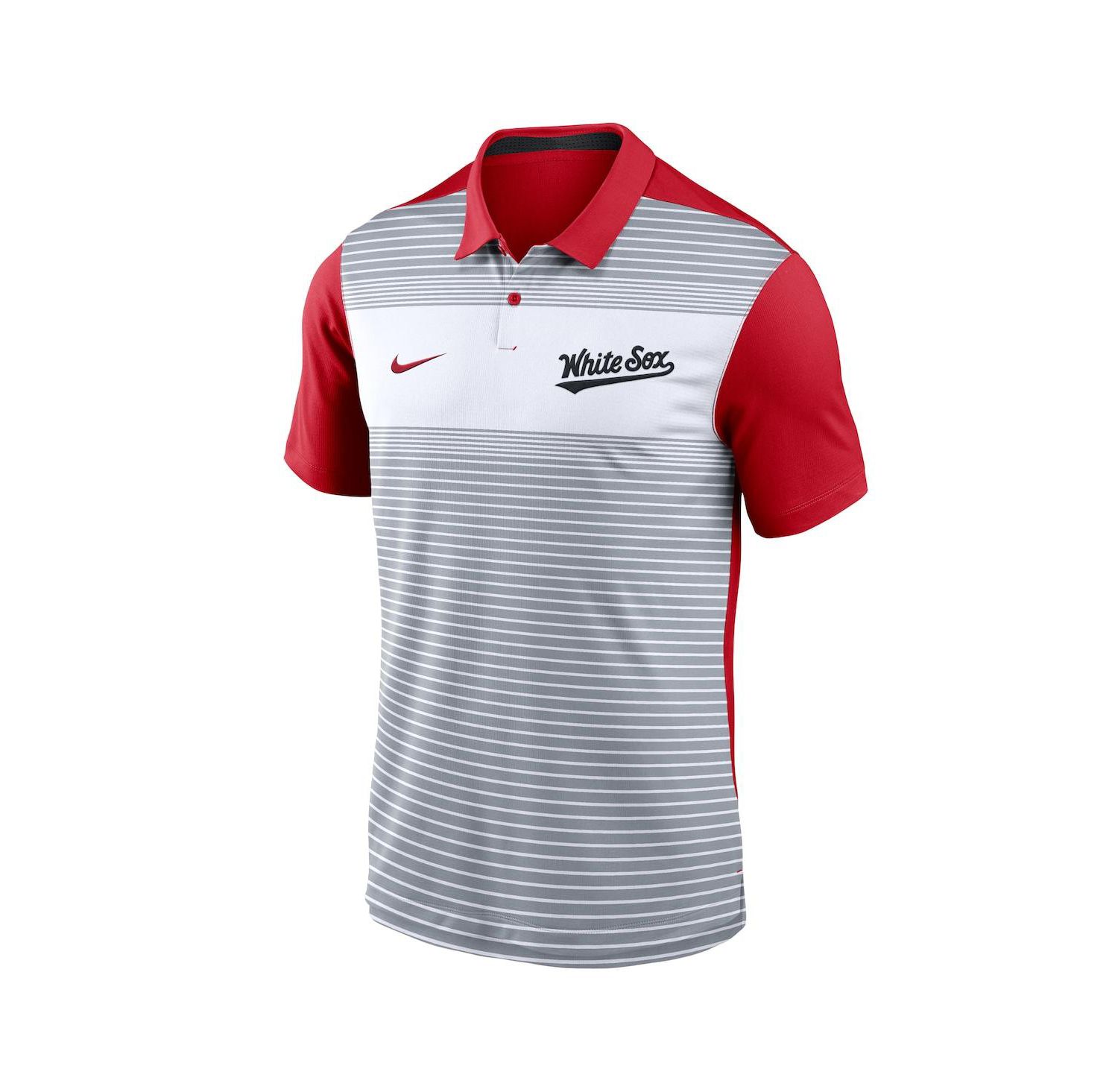 Men's White/Red Chicago White Sox 2025 City Connect Fashion Legacy Icon Vapor Performance Polo Shirt