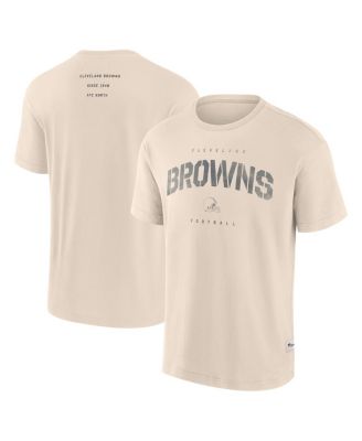 Fanatics - Men's Cream Cleveland Browns Elements Weathered Tonal Future Ground T-Shirt