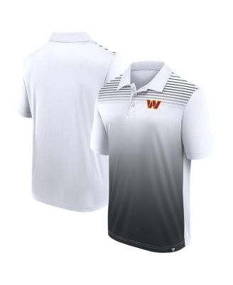 Logo Athletic - Men's White/Black Washington Commanders Sandlot Game Polo Shirt