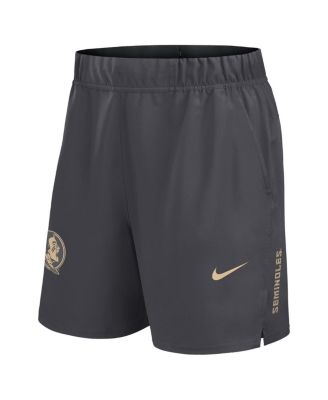 Men's Gray Florida State Seminoles Primetime Woven Victory Performance Shorts