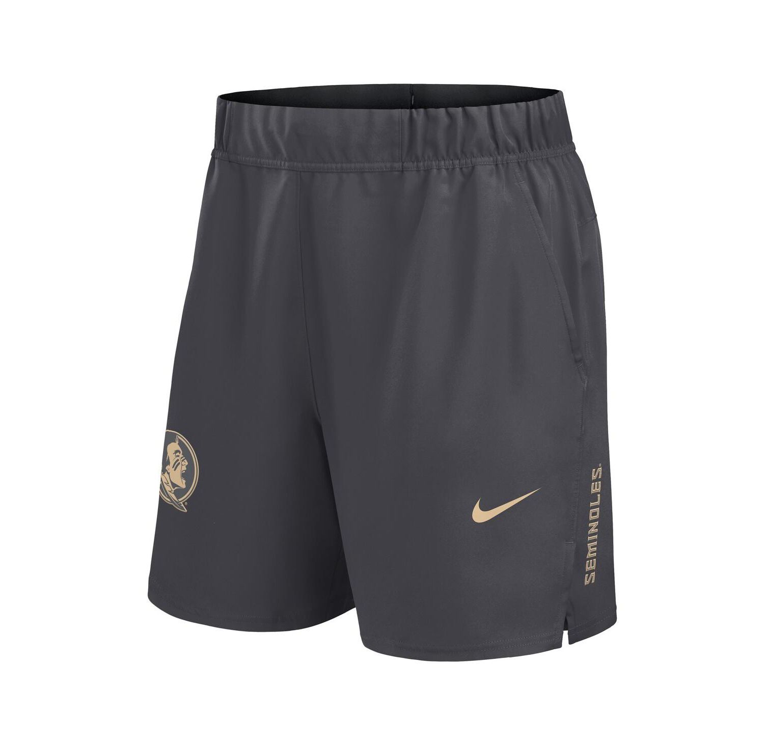 Men's Gray Florida State Seminoles Primetime Woven Victory Performance Shorts
