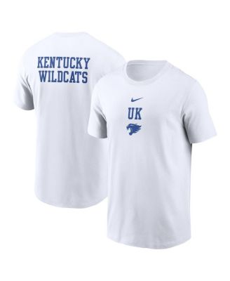 Nike - Men's White Kentucky Wildcats 2-Hit Stacked T-Shirt