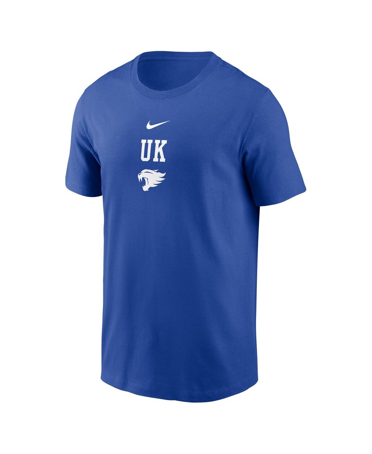 Nike Royal Kentucky Wildcats 2-hit Stacked T-shirt In Blue