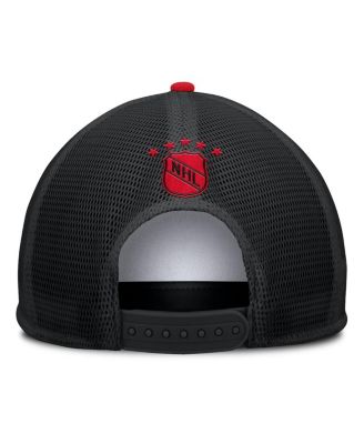 Men's White/Black Chicago Blackhawks Decades Collection Foam Front Snapback Hat