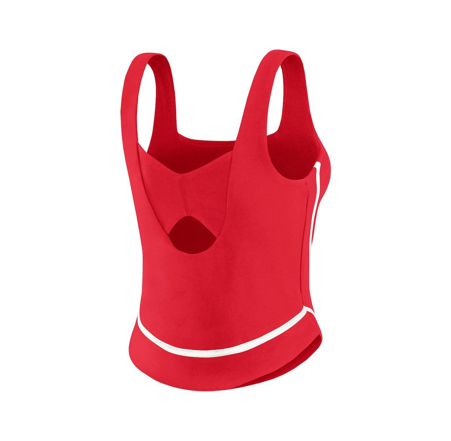 Women's Red Philadelphia Phillies Square Neck Tank Top