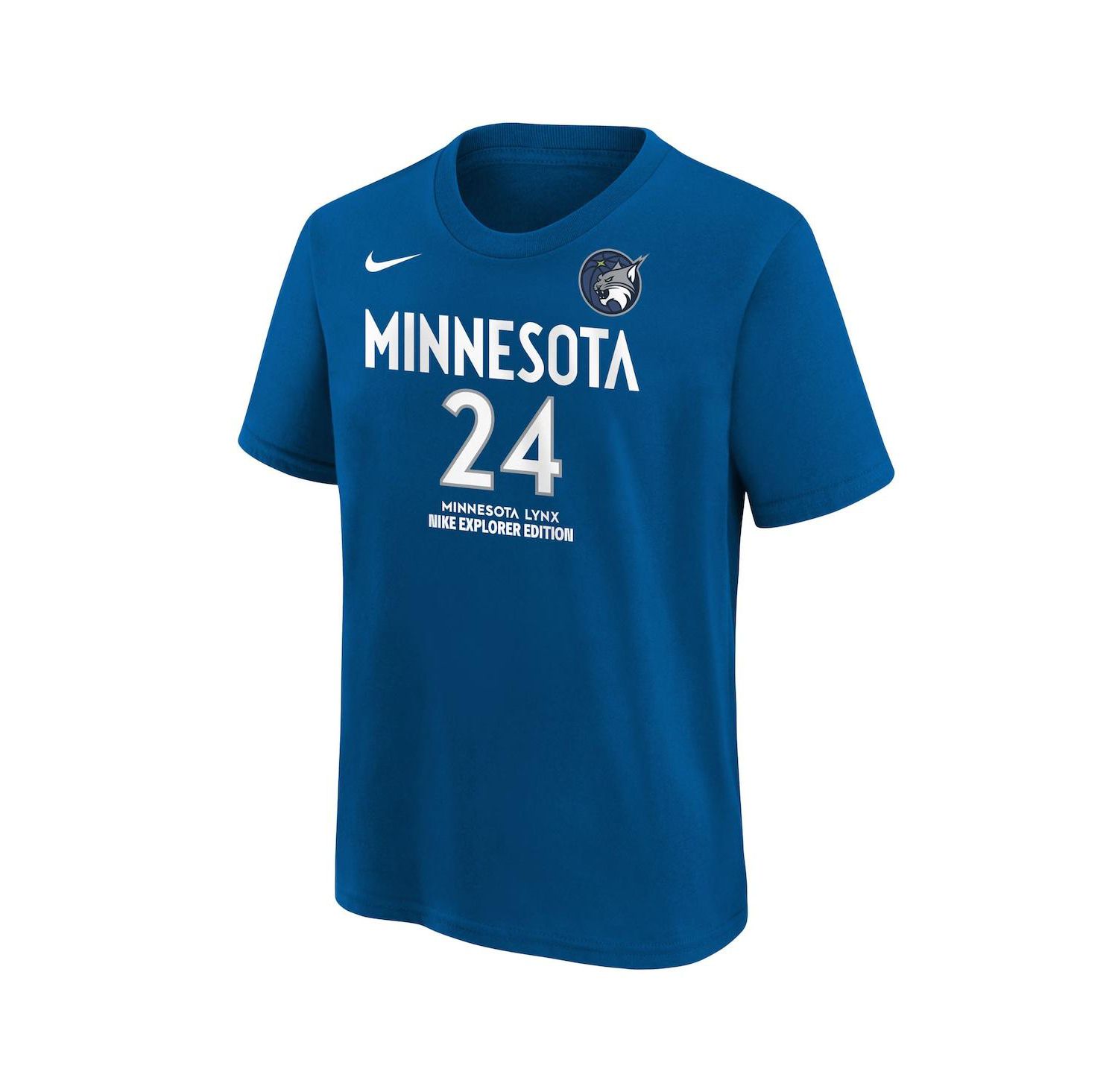 Big Boys and Girls Napheesa Collier Blue Minnesota Lynx Explorer Edition Name & Number T-Shirt