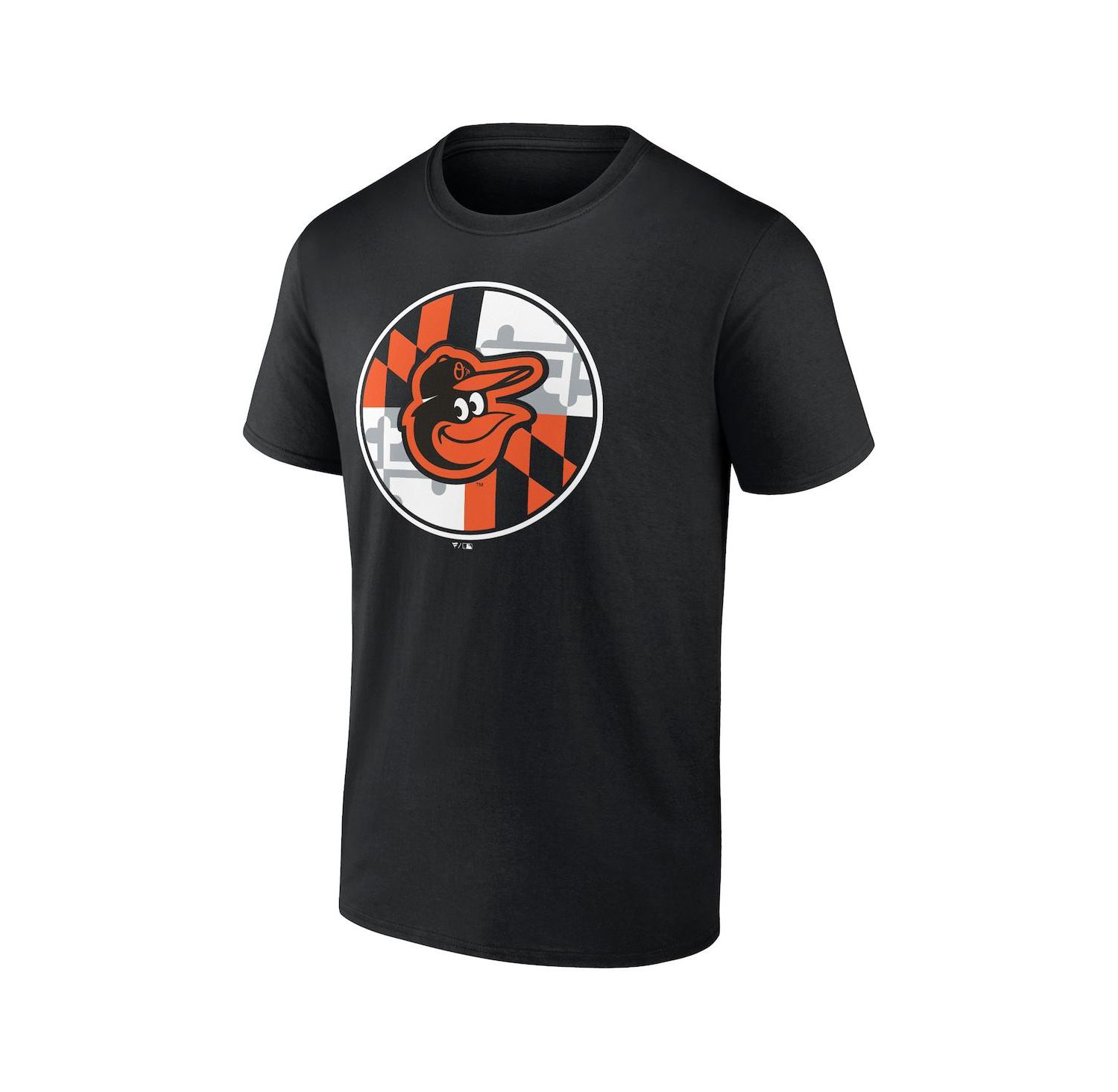 Men's Black Baltimore Orioles Flag T-Shirt