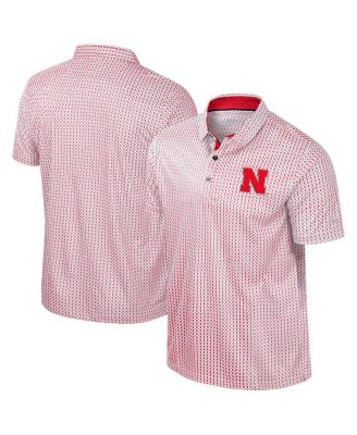 Colosseum - Men's Scarlet Nebraska Huskers Big Tall Marty Rival Polo Shirt