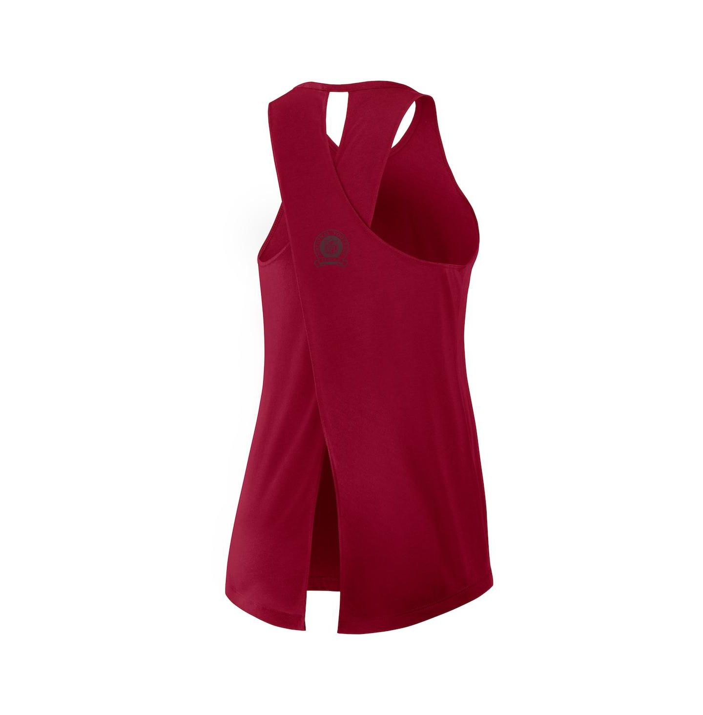 Женский топ Nike Burgundy Washington Commanders Glory Crisscross Performance — фото 3