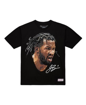 Men's and Women's Jalen Brunson Black NBA Real Big Face Player T-Shirt