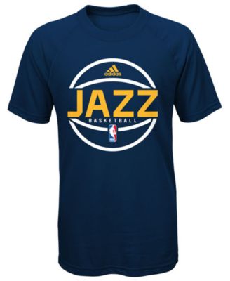 adidas - Boys' Utah Jazz Practice Wear Ultimate T-Shirt