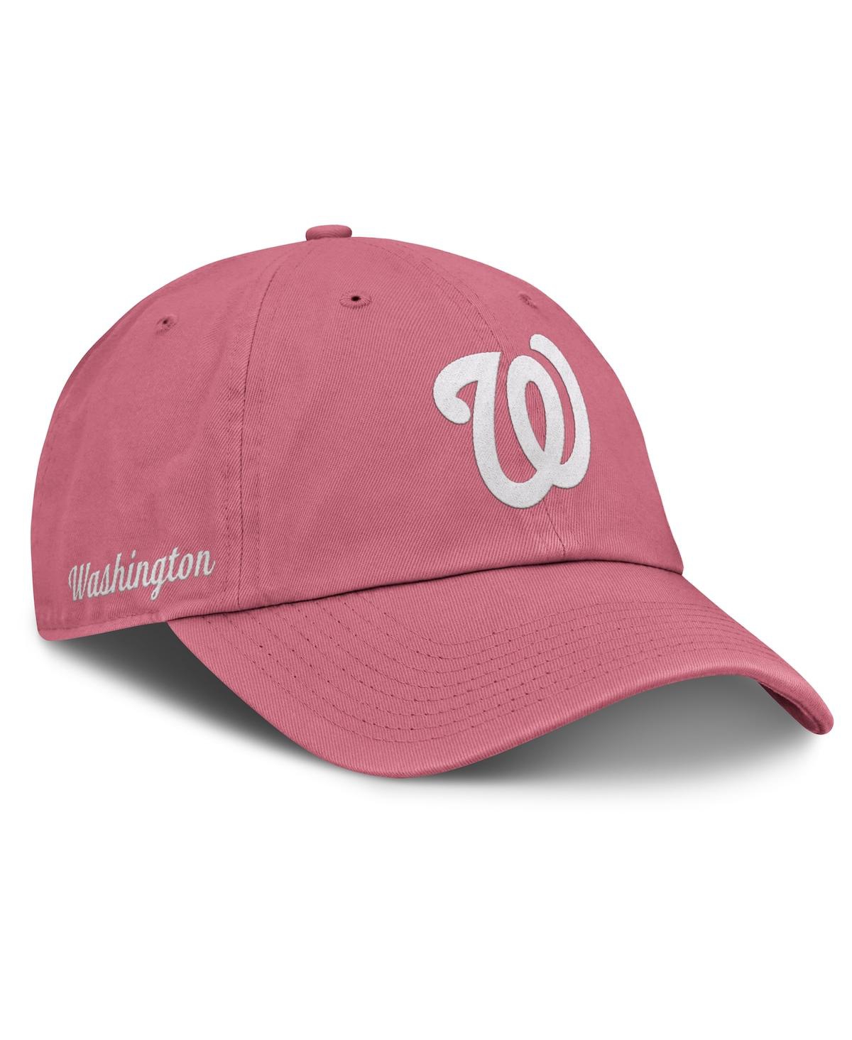 Nike Men's And Women's Pink Washington Nationals Club Adjustable Hat