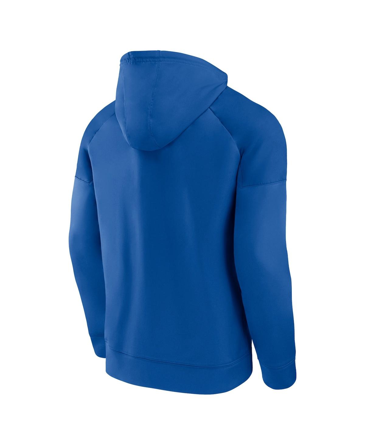 Fanatics Men's Royal St. Louis Blues Iconic Defender Raglan Pullover Hoodie In Blue