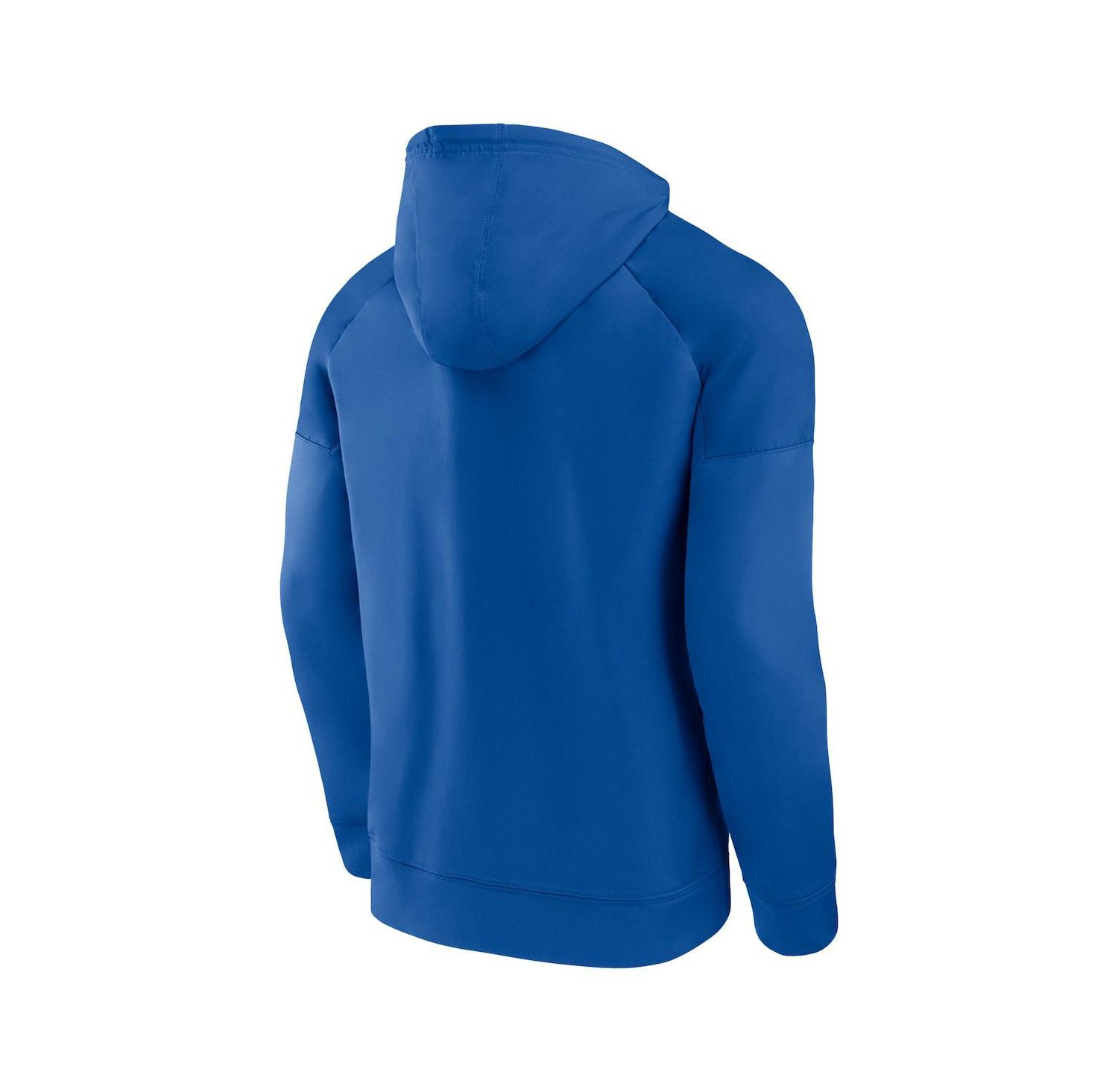 Men's Royal St. Louis Blues Iconic Defender Raglan Pullover Hoodie