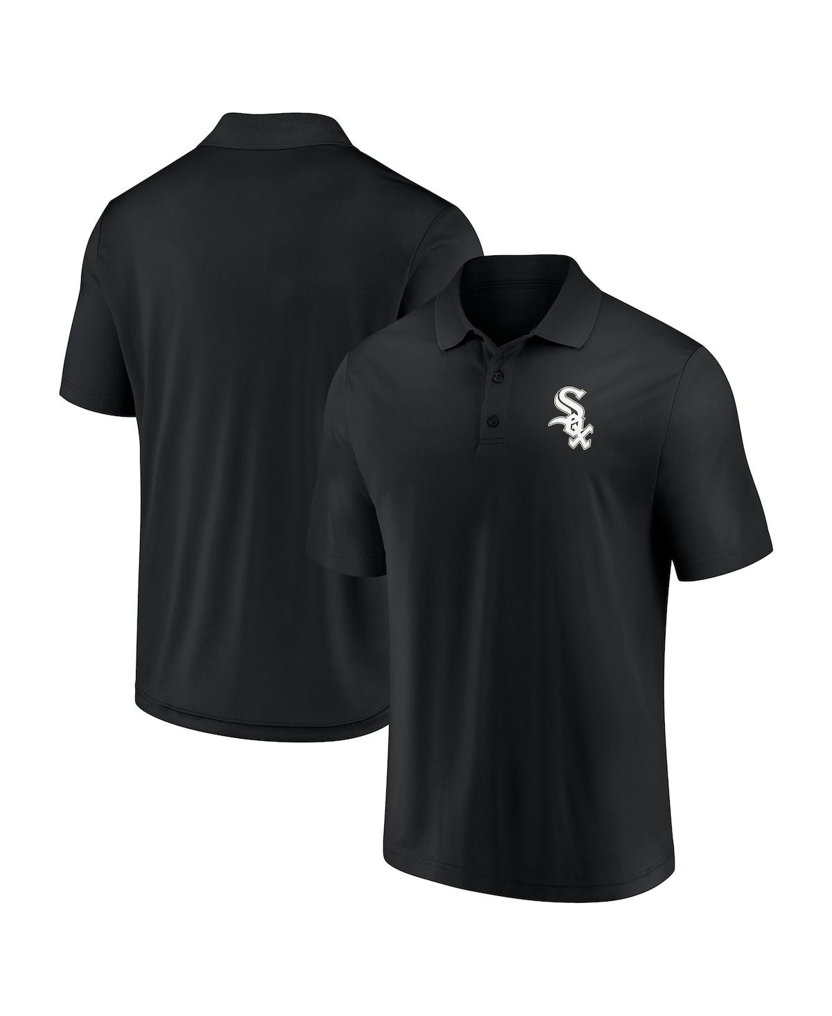 Fanatics Men's Black Chicago White Sox Primary Logo Polo Shirt In Black