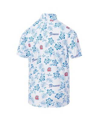 Men's White Atlanta Braves Cooperstown Collection Performance Polo Shirt