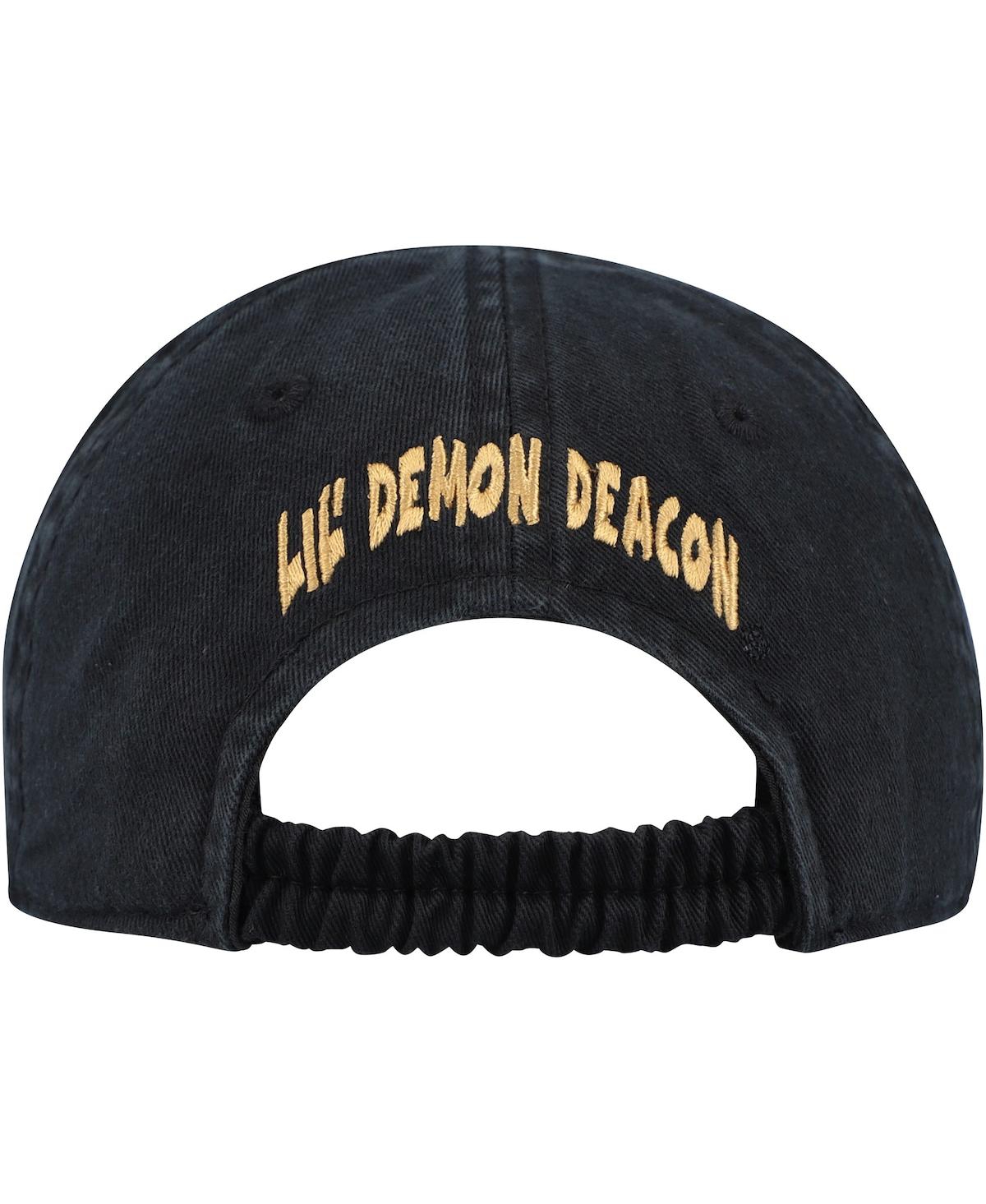 Top Of The World Baby Boys And Girls Black Wake Forest Demon Deacons Mini Me Flex Hat