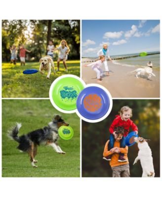 Frisbee Fastback 2 Pack Flying Disc, 9.35 Inch Dog-friendly Lightweight Toy for Professional Players - 100g