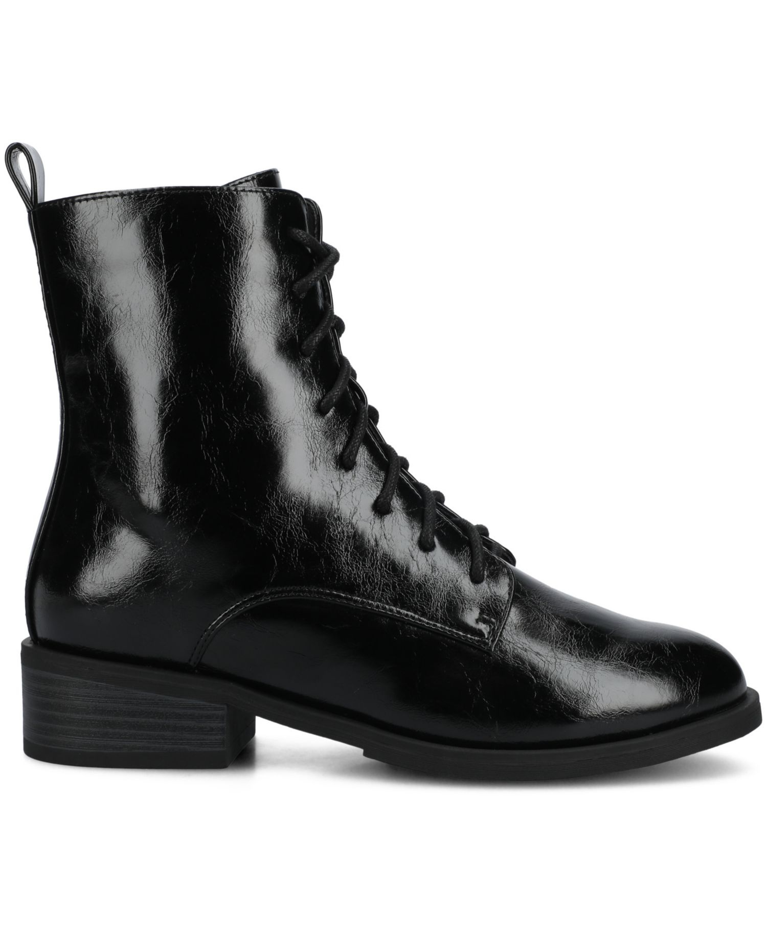 Women's Vienna Lace Up Stacked Heel Booties