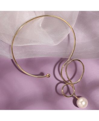 Gold-Plated Wrap Necklace