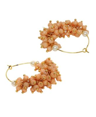 Cluster Hoop Earrings