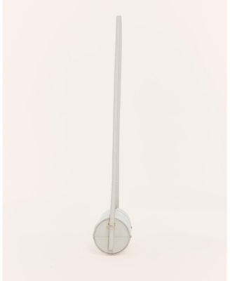 Women's Woven Leather Barrel Bag, Created for Macy's