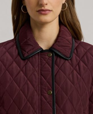 Women's Quilted Velboa-Lined Coat, P/XS-XXL