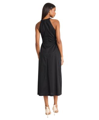 Women's Sleeveless Halter Maxi Dress