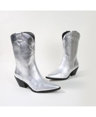 Kitty Western Mid-Calf Boots