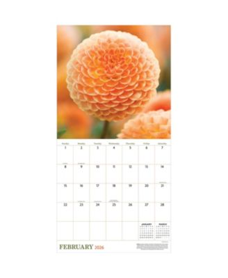 2026 Flowers Wall Calendar