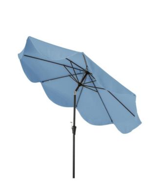 9 feet Patio Umbrella with Crank Handle and Push Button Tilt