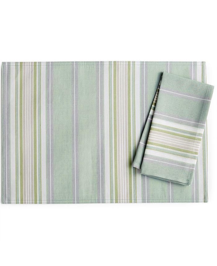 Lenox French Perle Stripe Collection Placemat Macy's
