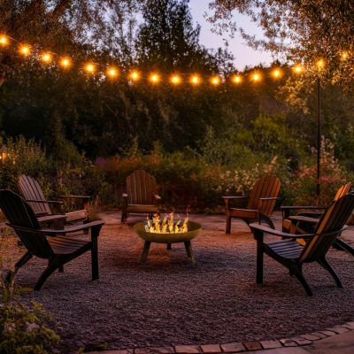 Outdoor Camping or Backyard Round Cast Iron Rustic Fire Pit Bowl with Handles