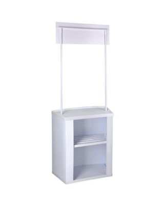 Portable Promotion Counter Table Foldable Booth Kiosk Trade Show Display 2 Pack