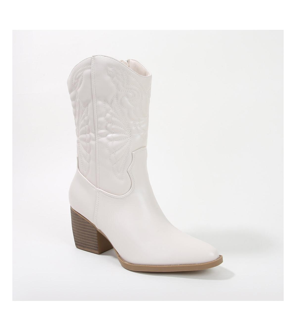 Texas02 Western Boots - Black