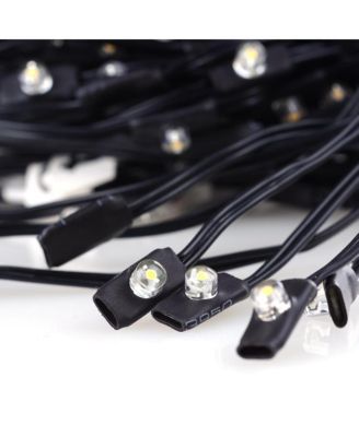 40 LED Solar String Light Cool White Fit for 8-Rib 8ft 9ft Wooden Outdoor Patio Umbrella