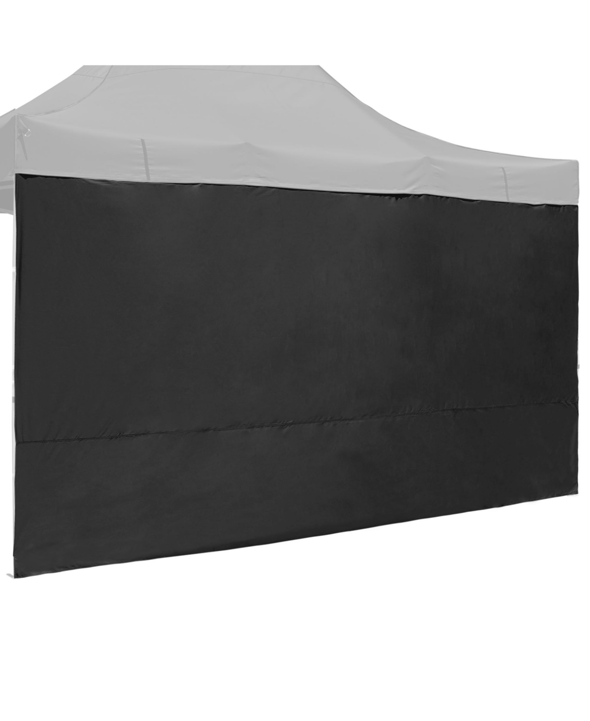 1 Pack Side Wall for 10x15 Ft Ez Pop Up Canopy Tent UV50+ Patio Sun - Black