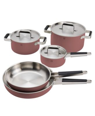 Pure Stainless Steel 8-Piece Cookware Set