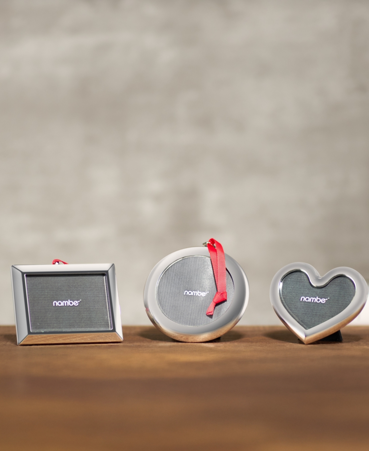 Nambe Heart Frame Ornament In Black
