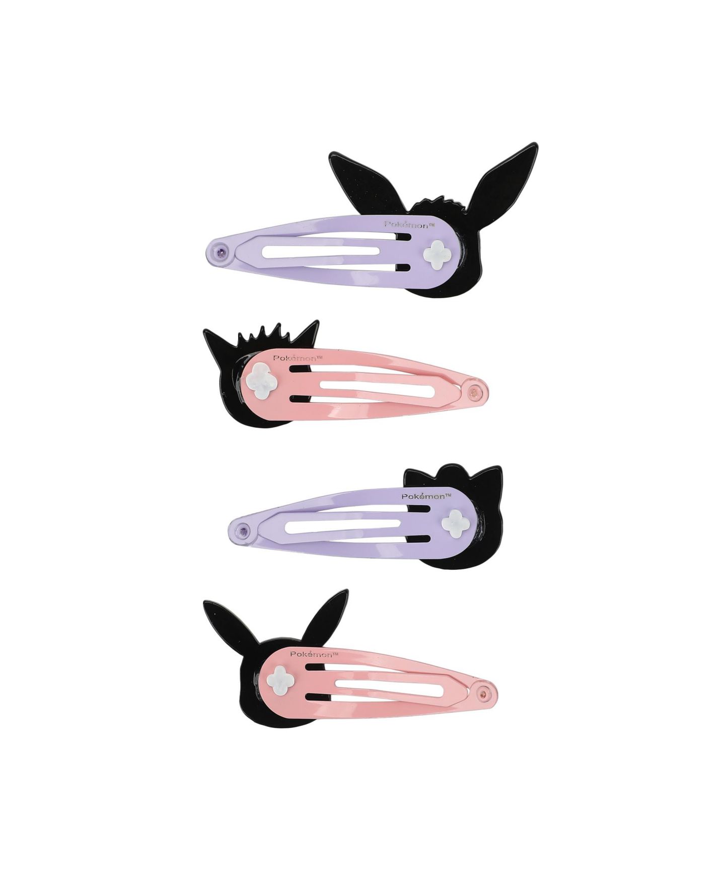 Детские аксессуары для волос Pokemon Characters 4-Piece Hair Clip Set — фото 9